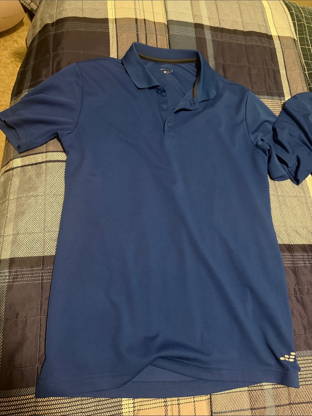 4 bcg Men's Royal Blue Performance Polo